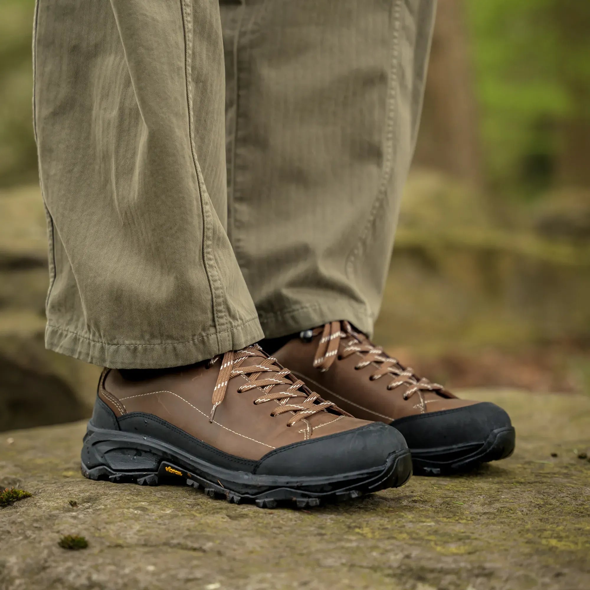 Women's - Brown - Water Resistant - Leather - Vibram Shoe – LANX