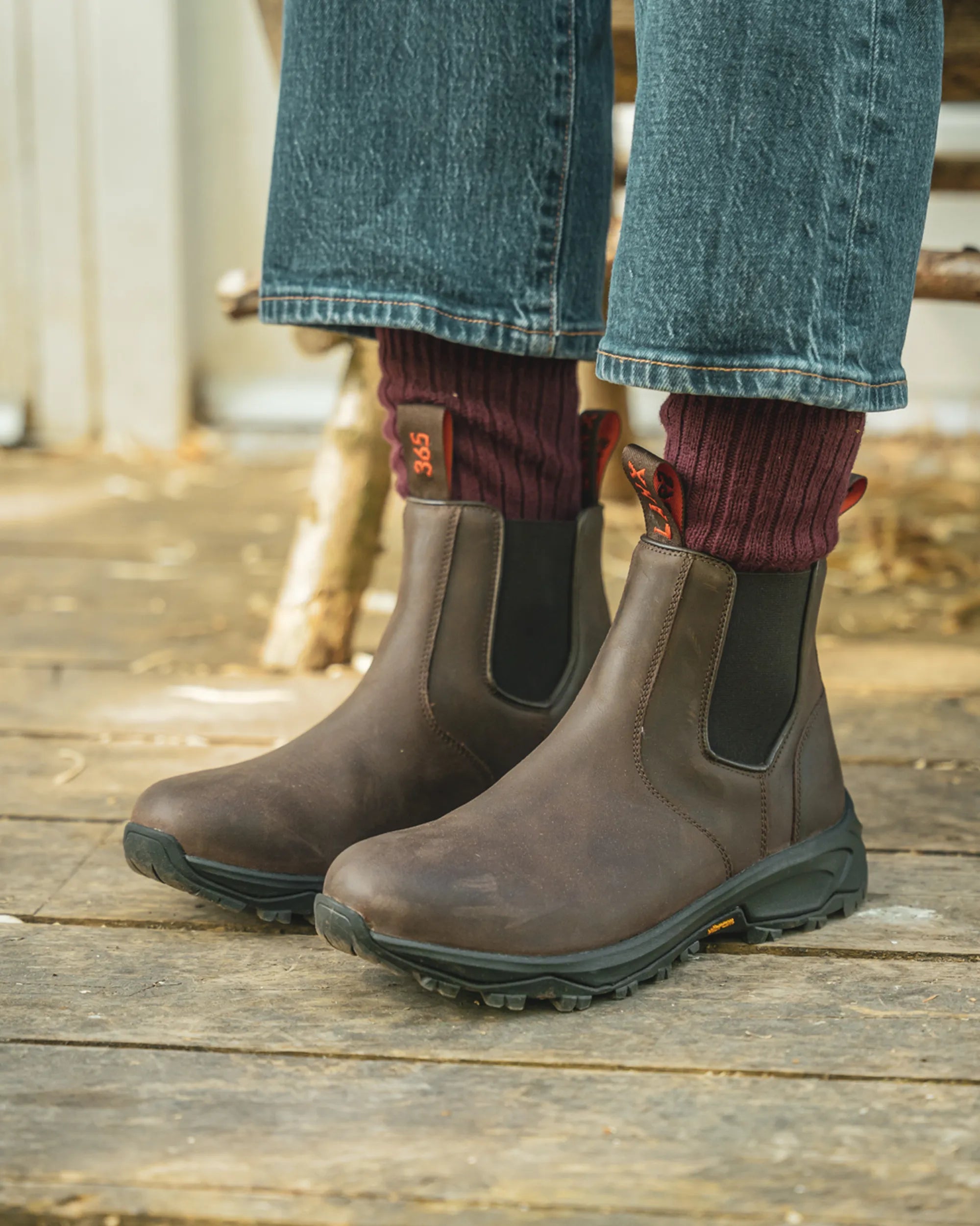 ハートウォーミング Women's - Brown - Light - Leather - Chelsea Boots – LANX