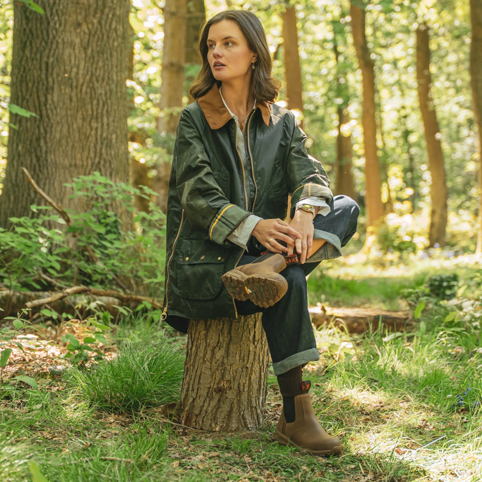 リーナベル Women's - Conker Brown - Water Resistant - Leather - Vibram