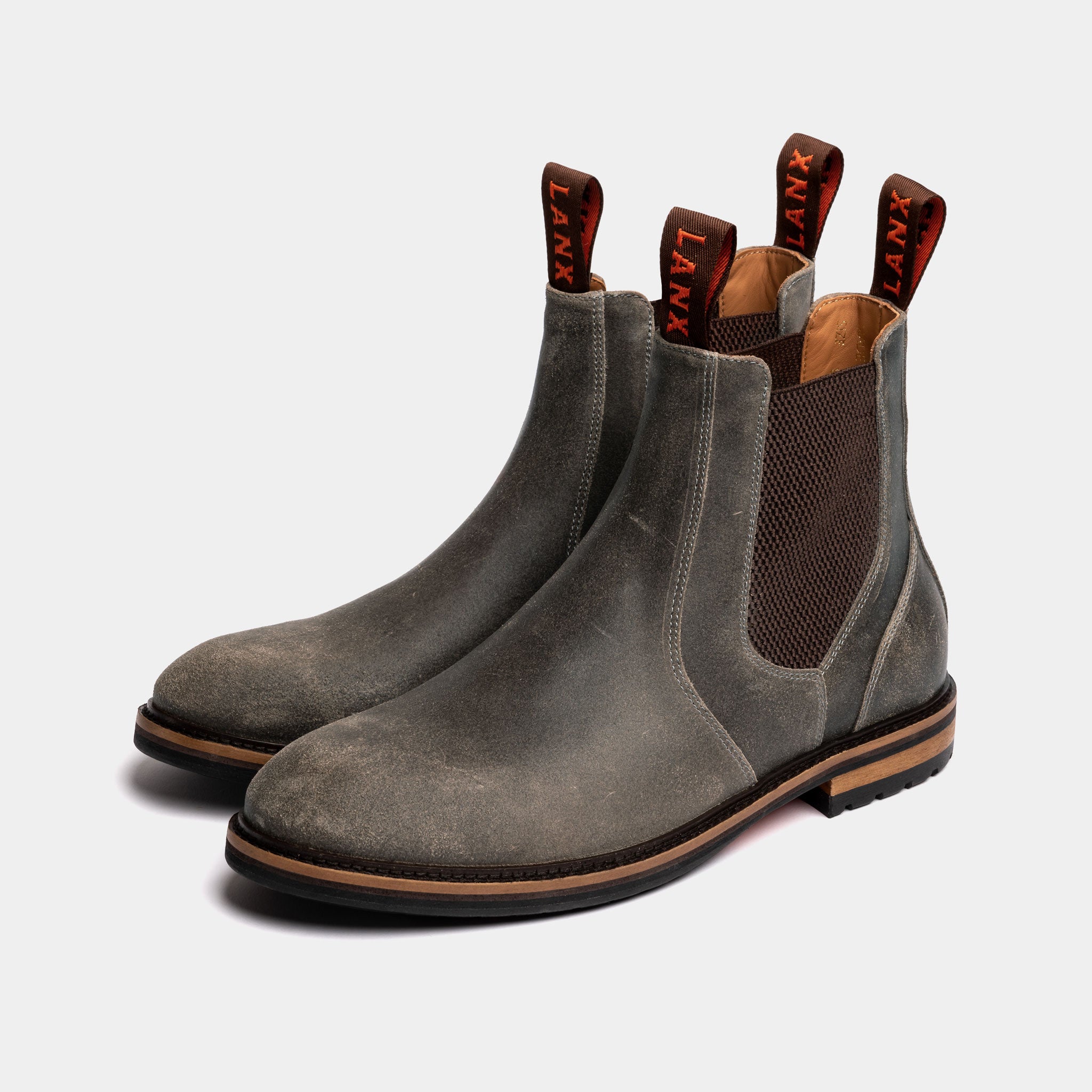 Mens grey chelsea boots uk online