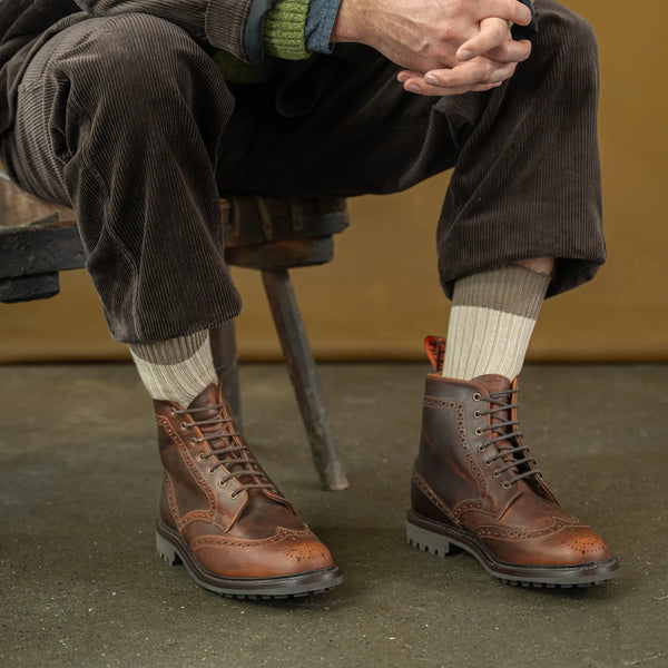 GRINDLETON // CARAMEL-Men's Boots