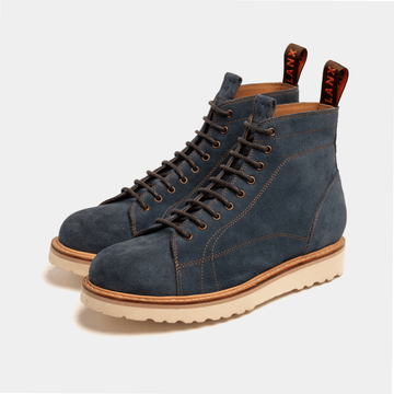 BARLEY // NAVY SUEDE-Men's Boots | LANX Proper Men's Shoes