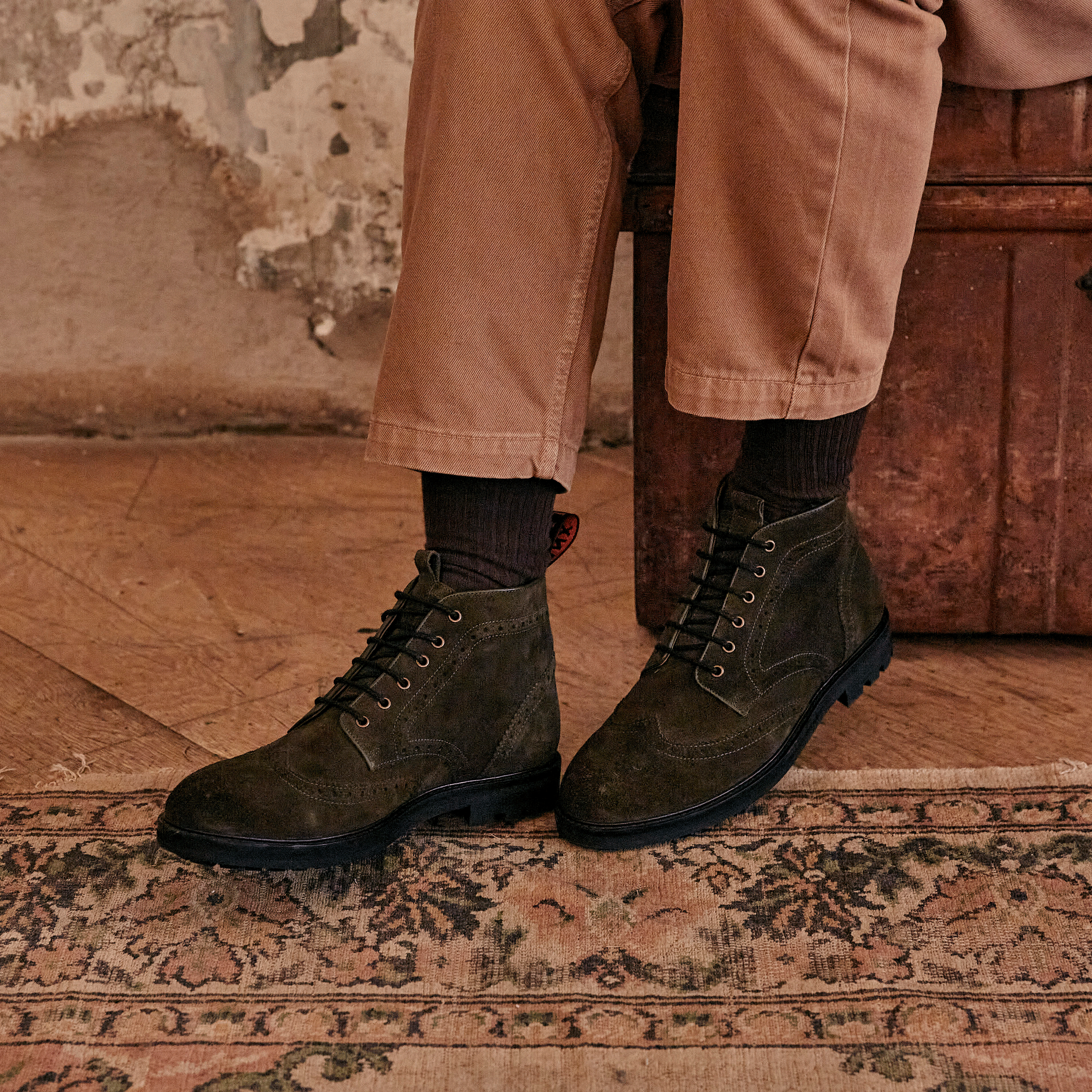 Suede 2025 derby boots