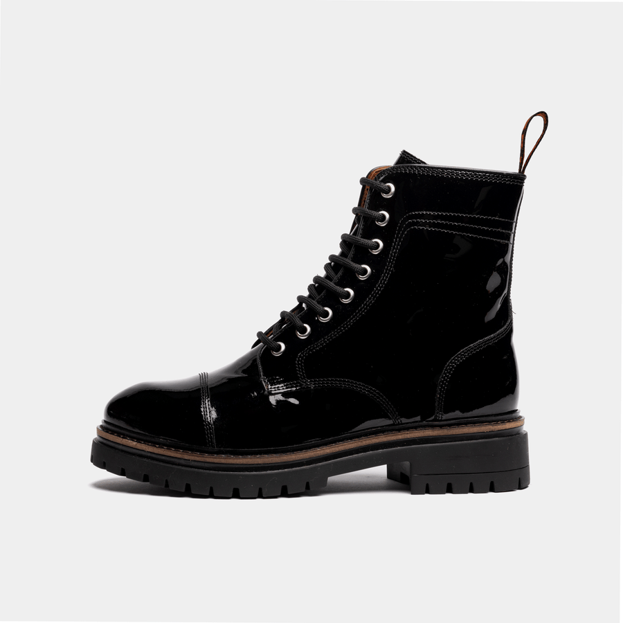 DINCKLEY / BLACK PATENT-Women’s Boots