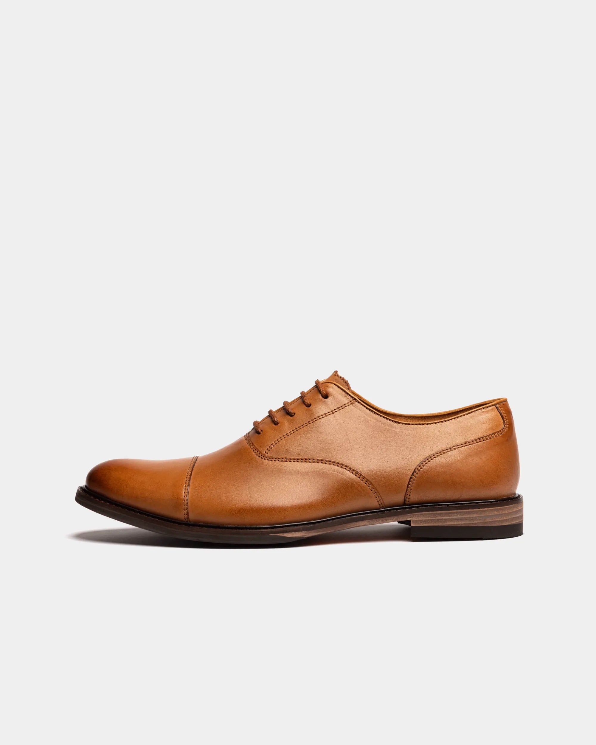 Men's - Tan - Brown - Leather - Oxford Shoes – LANX