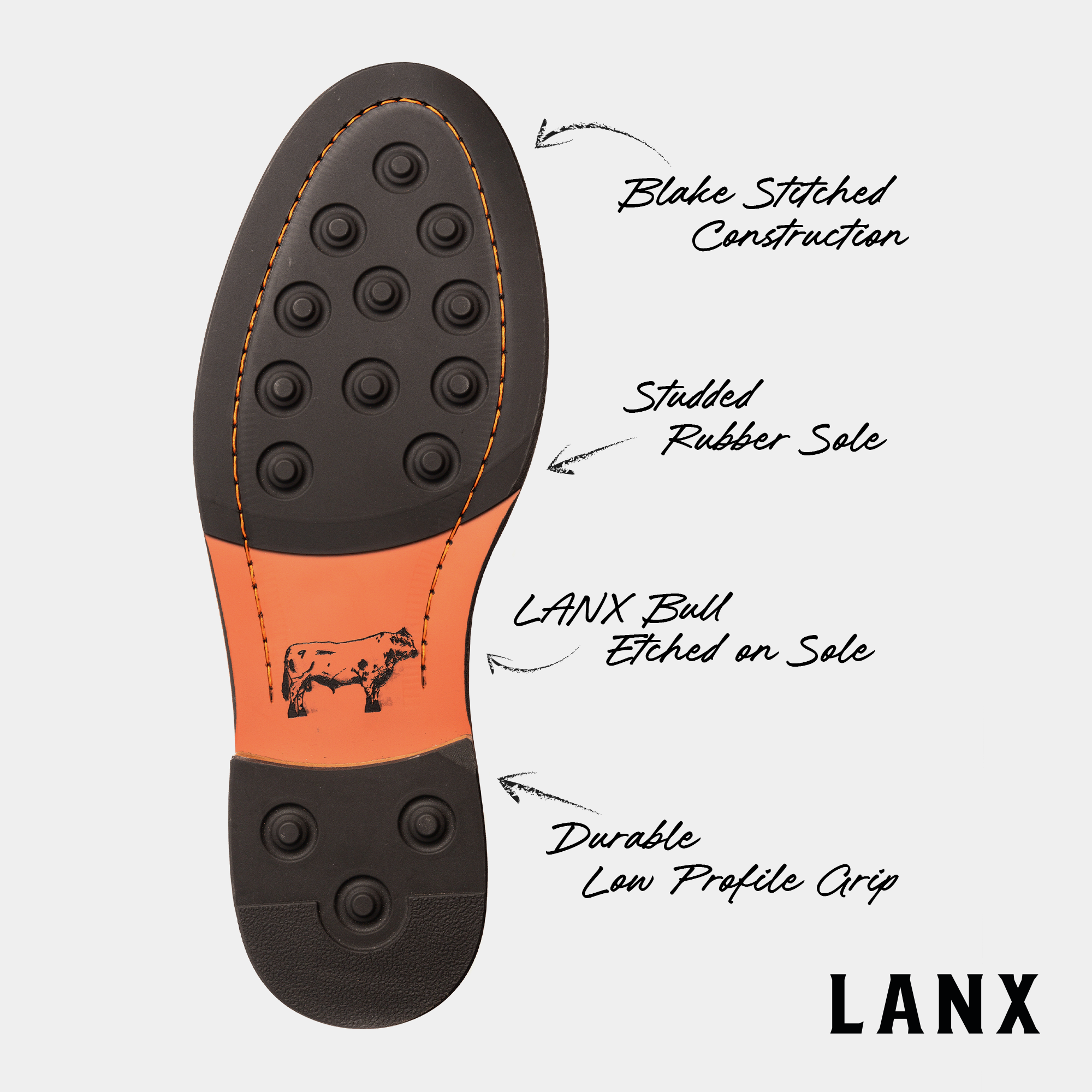 Blake Stitch Shoe Construction Caleta Blake Stitch Black Derby