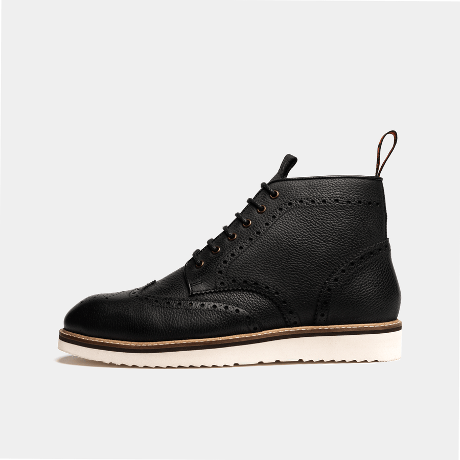 NEWTON // BLACK-Men's Boots | LANX Proper Men's Shoes