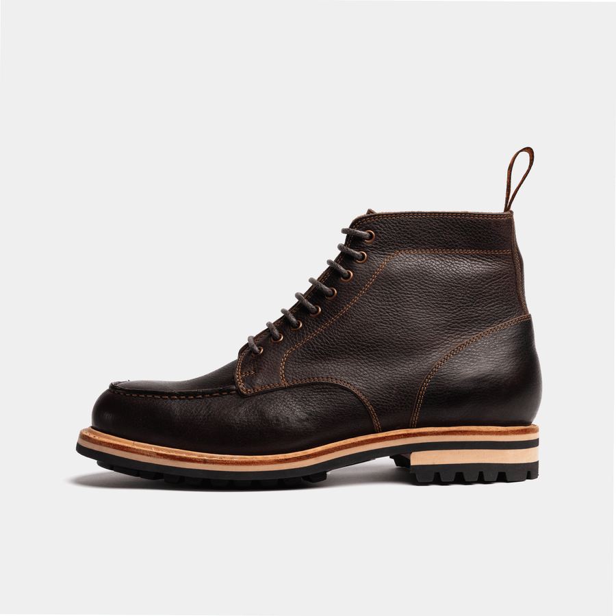 PIKE // PLUM GRAINED-Men's Boots