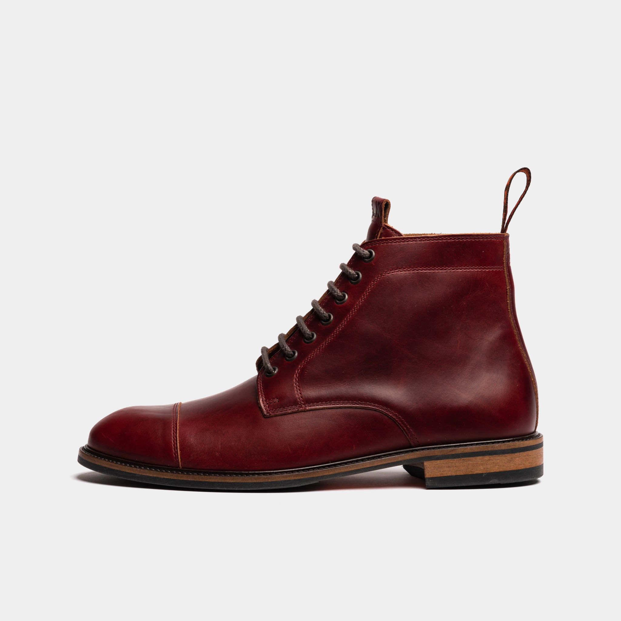 Burgundy dress boots mens hotsell