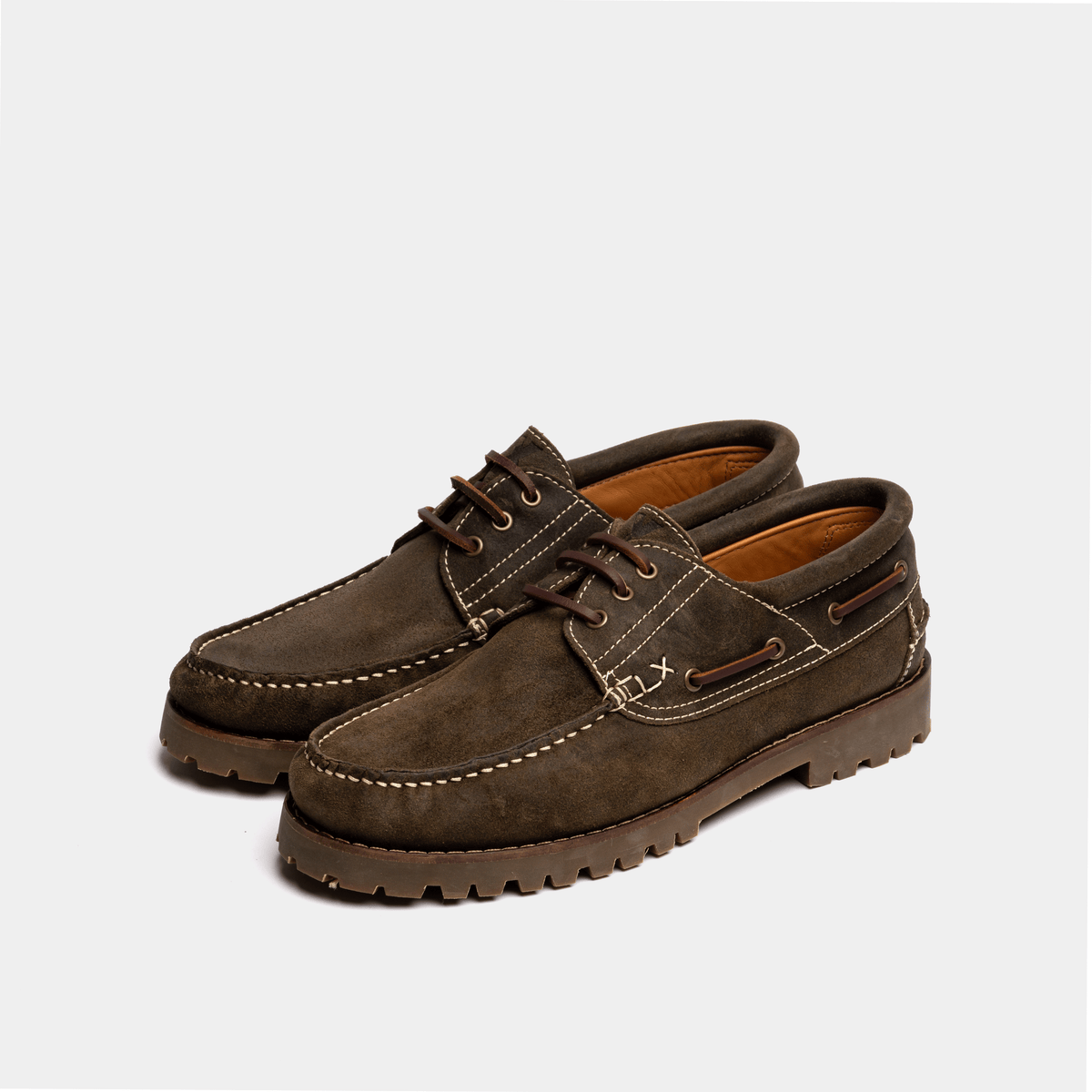 Khakis and top boat shoes