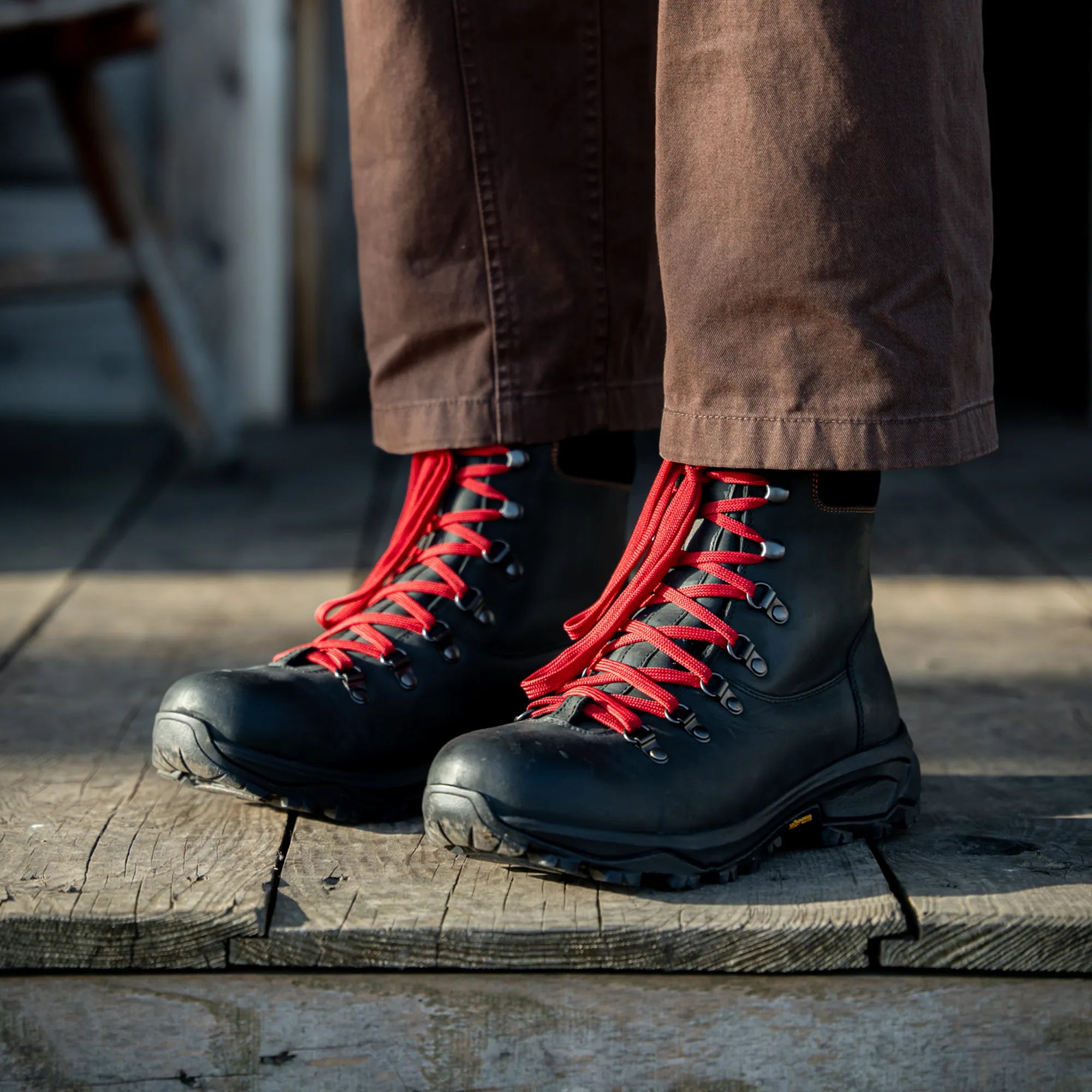 Women's - Black - Dark - Leather - Lace-to-toe Boots – LANX