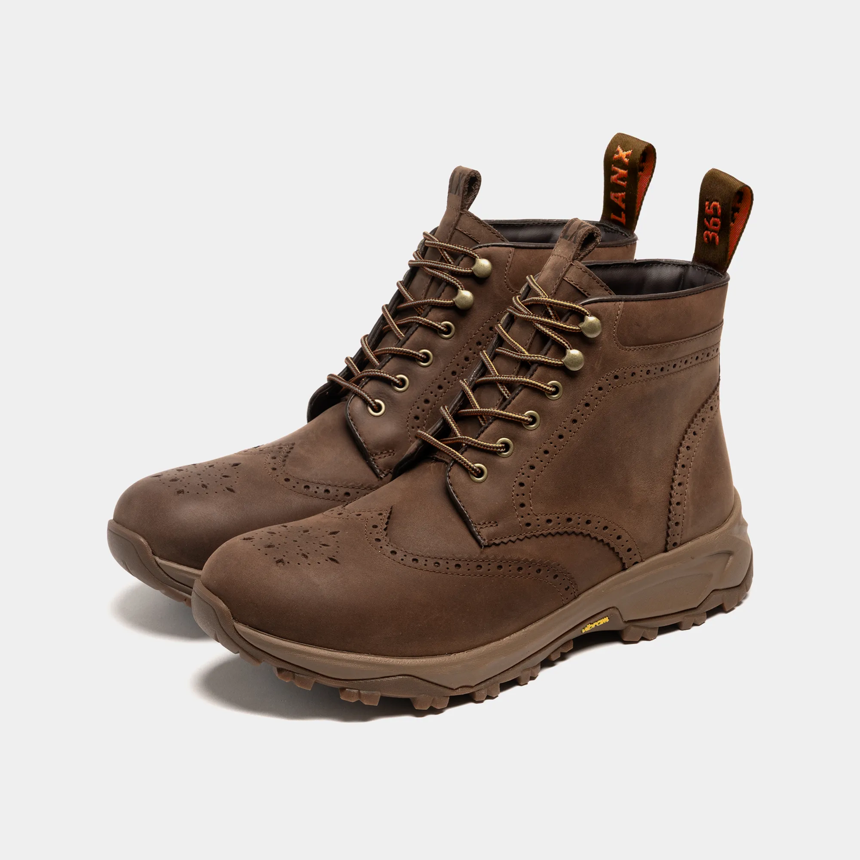 Vibram ブラウン スエード ベルト付きブーツ サイズ40