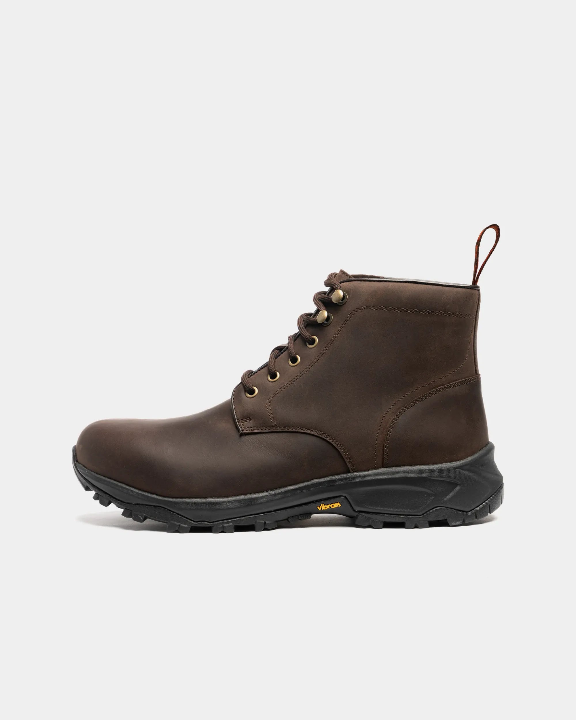 Men's - Brown Distressed - Water Resistant - Leather - Vibram