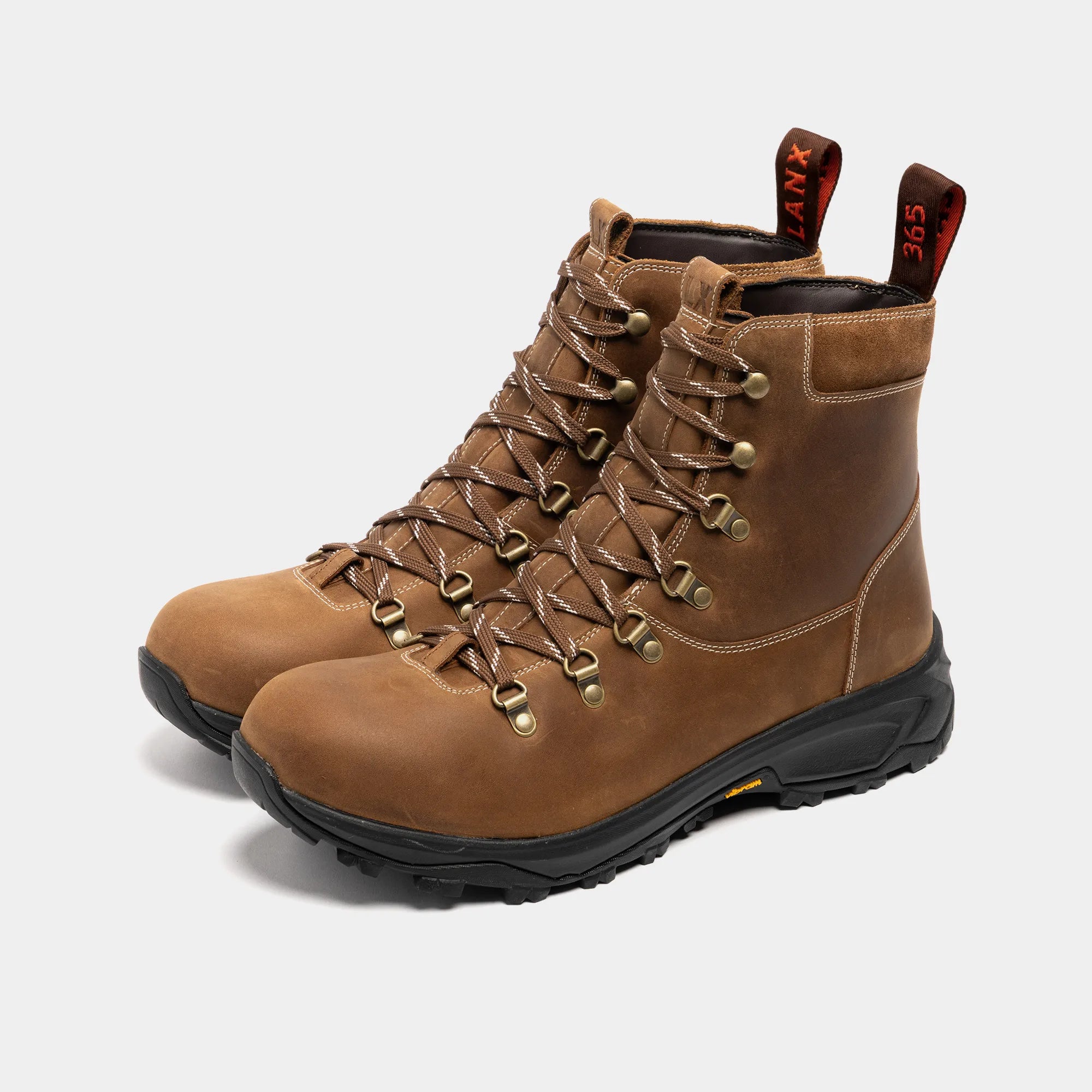 Men's - Brown - Dark - Leather - Lace-to-toe Boots – LANX