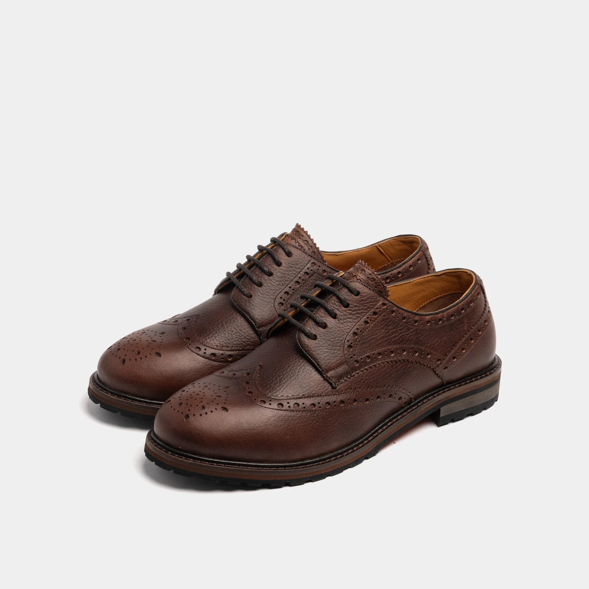 Penny Lane Knightsbridge Brogue Leather Derbys Size 8.5 New Budapest men main image 4