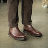 WISWELL // COGNAC GRAINED-Men's Chelsea