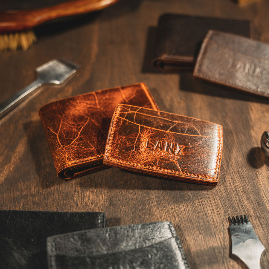 LANX MADE IN LANCASHIRE WALLETS