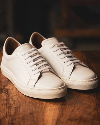 ANCOATS // WHITE & GREEN-Men's Casual | LANX Proper Men's Shoes