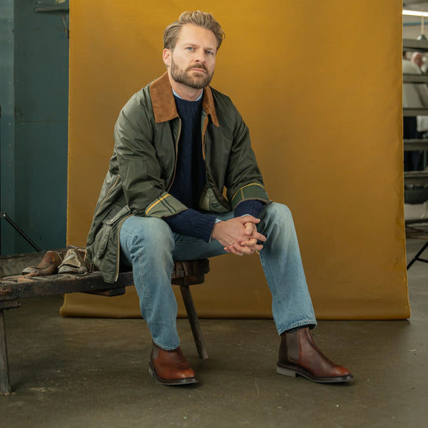 BACUP // CARAMEL-Men's Chelsea | LANX Proper Men's Shoes