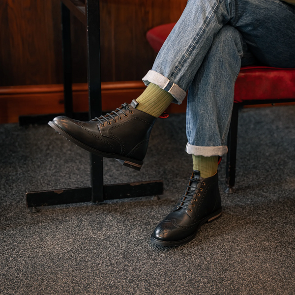 BAYLEY // BLACK-Men's Boots | LANX Proper Men's Shoes