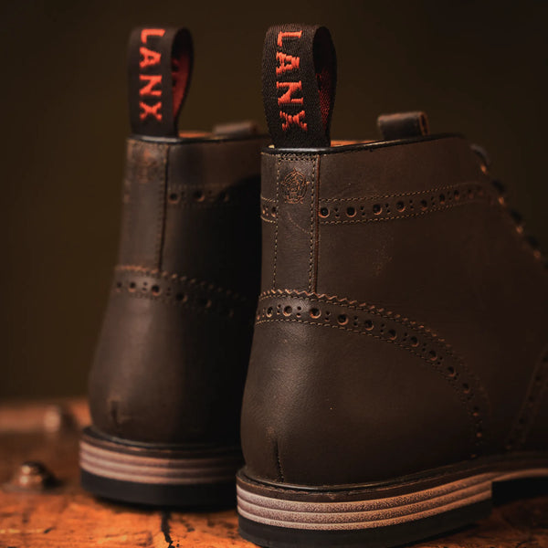 BAYLEY // BROWN DISTRESSED-Men's Boots | LANX Proper Men's Shoes