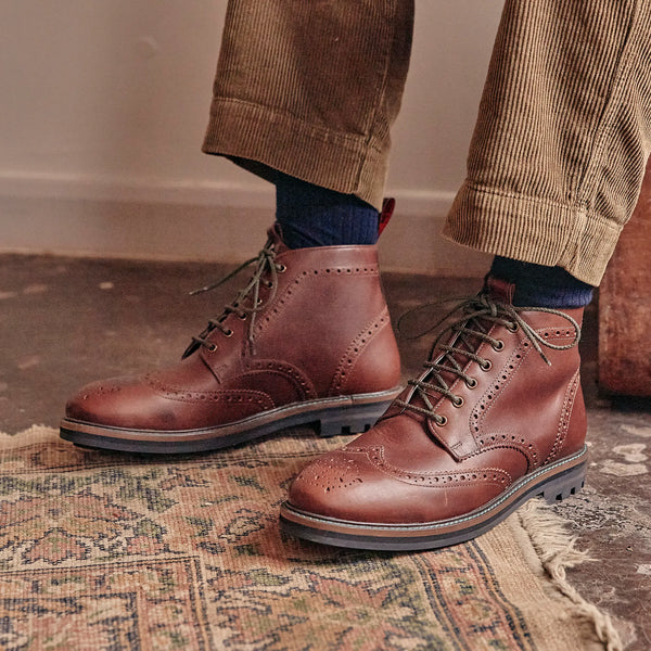 BAYLEY // CONKER & KHAKI-Men's Boots | LANX Proper Men's Shoes