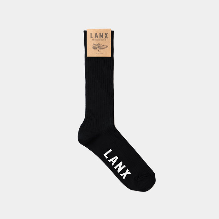 DRESS SOCK / BLACK-Socks | LANX Proper Men's Shoes