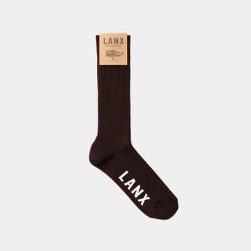 DRESS SOCK / BROWN-Socks | LANX Proper Men's Shoes