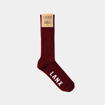 DRESS SOCK / BURGUNDY-Socks | LANX Proper Men's Shoes