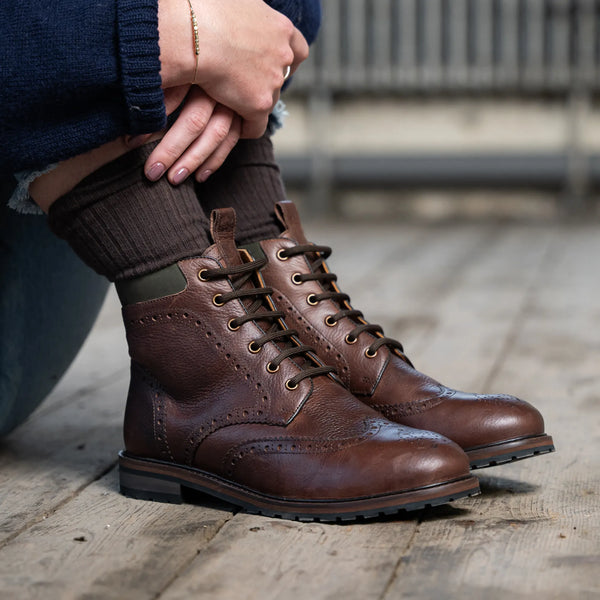 CHIPPING / CHESTNUT & KHAKI-Women’s Boots | LANX Proper Men's Shoes