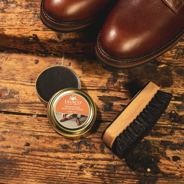 WAX POLISH / DARK TAN-Shoe Care | LANX Proper Men's Shoes