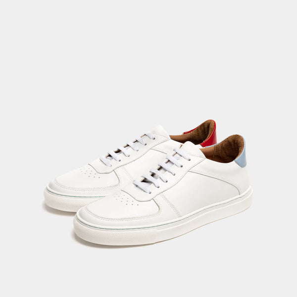 DIDSBURY // HARLEQUINS WHITE-Men's Casual | LANX Proper Men's Shoes