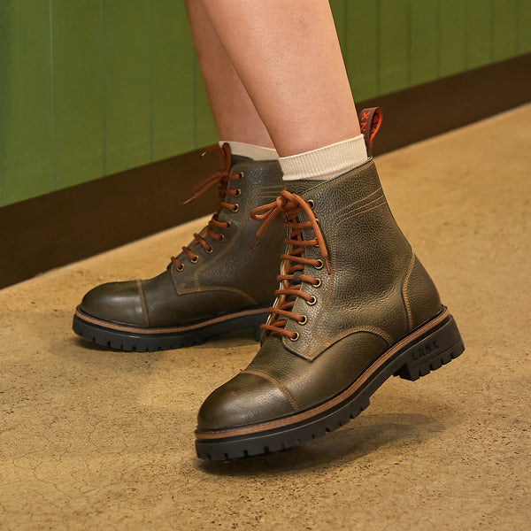 DINCKLEY / BOTTLE GREEN-Women’s Boots | LANX Proper Men's Shoes