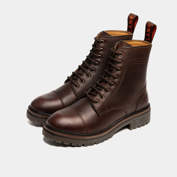 DINCKLEY / CHESTNUT GRAINED-Women’s Boots | LANX Proper Men's Shoes