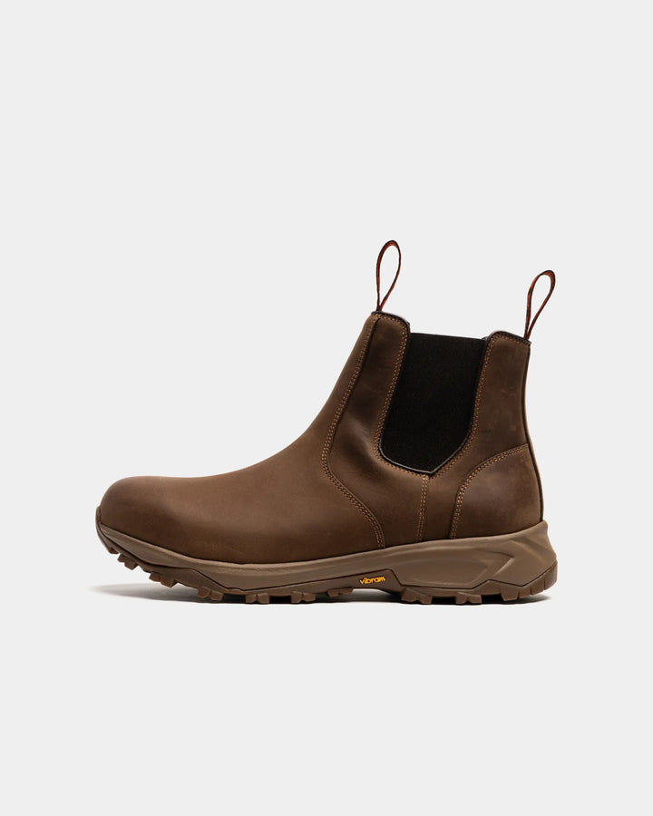 パーフェクトヴォルテックス　ジャジーブラッド Women's - Brown - Dark - Leather - Chelsea Boots – LANX
