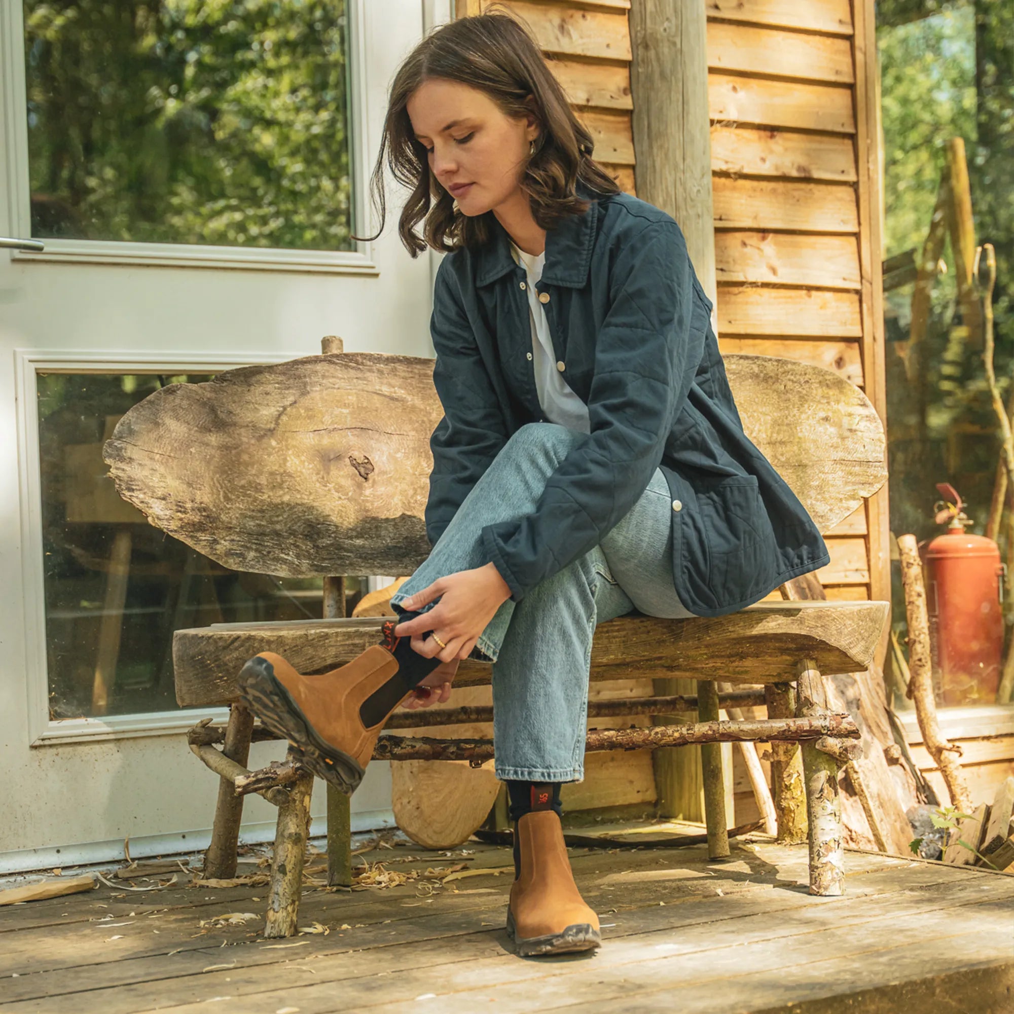 Women's - Brown - Light - Leather - Chelsea Boots – LANX