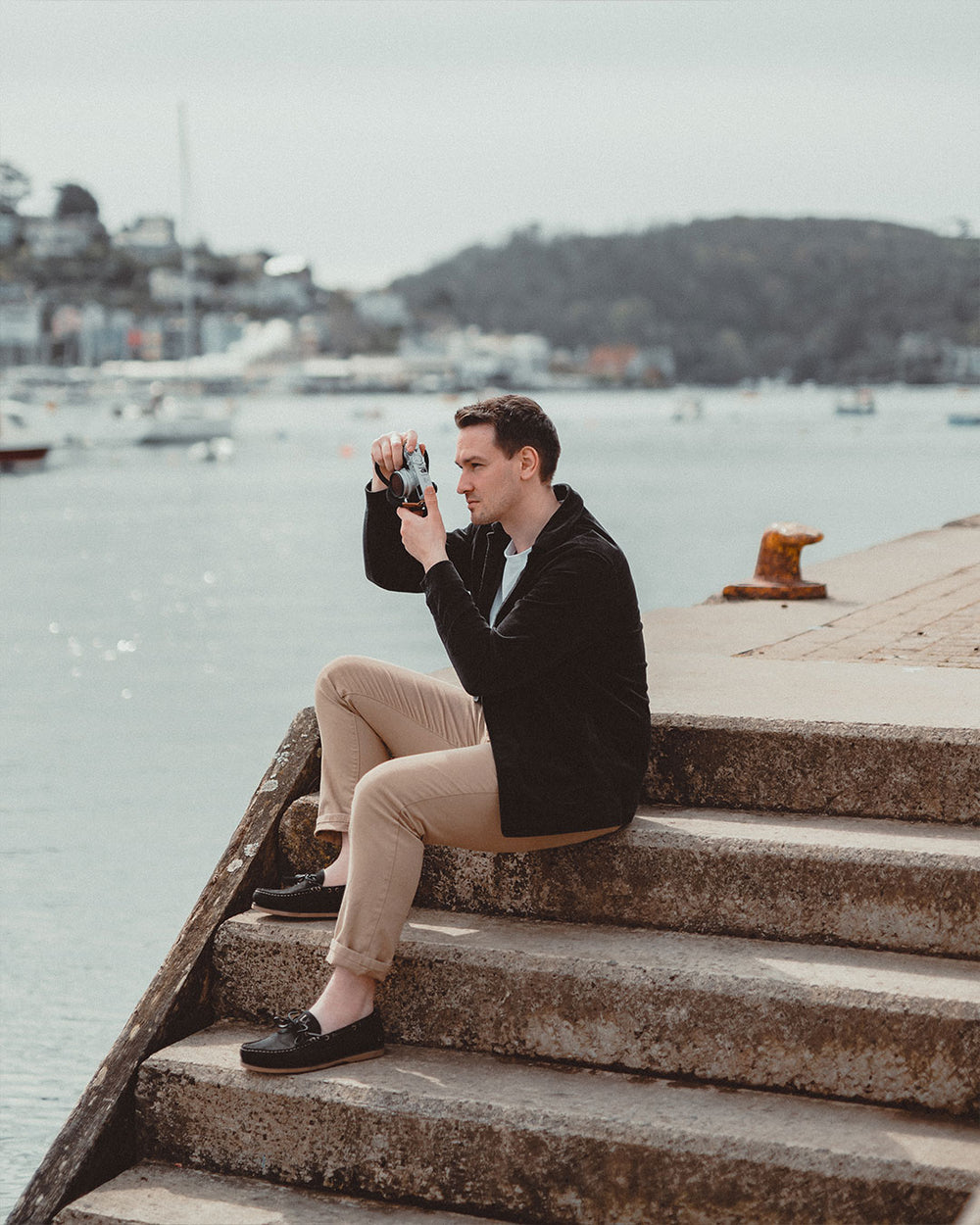 willrobertsphoto wearing LANX FARNDON // BLACK GRAINED