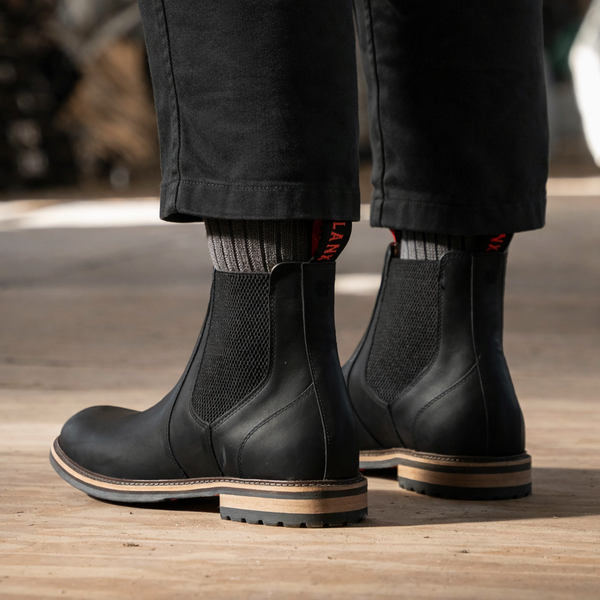 GARSTANG // BLACK-Men's Chelsea | LANX Proper Men's Shoes
