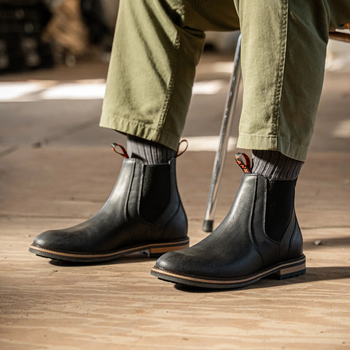 GARSTANG // BLACK-Men's Chelsea | LANX Proper Men's Shoes