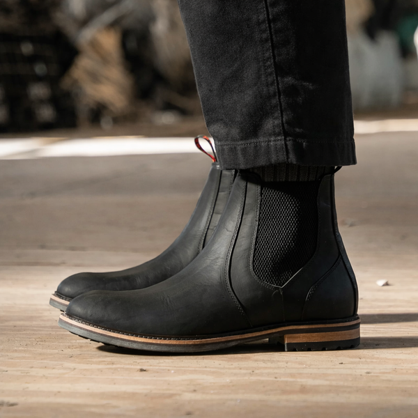 GARSTANG // BLACK-Men's Chelsea | LANX Proper Men's Shoes