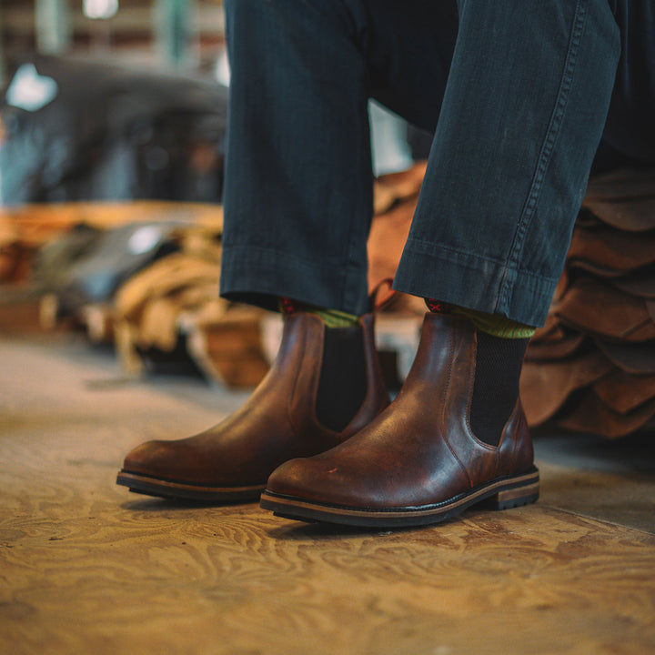 GARSTANG // CARAMEL-Men's Chelsea | LANX Proper Men's Shoes