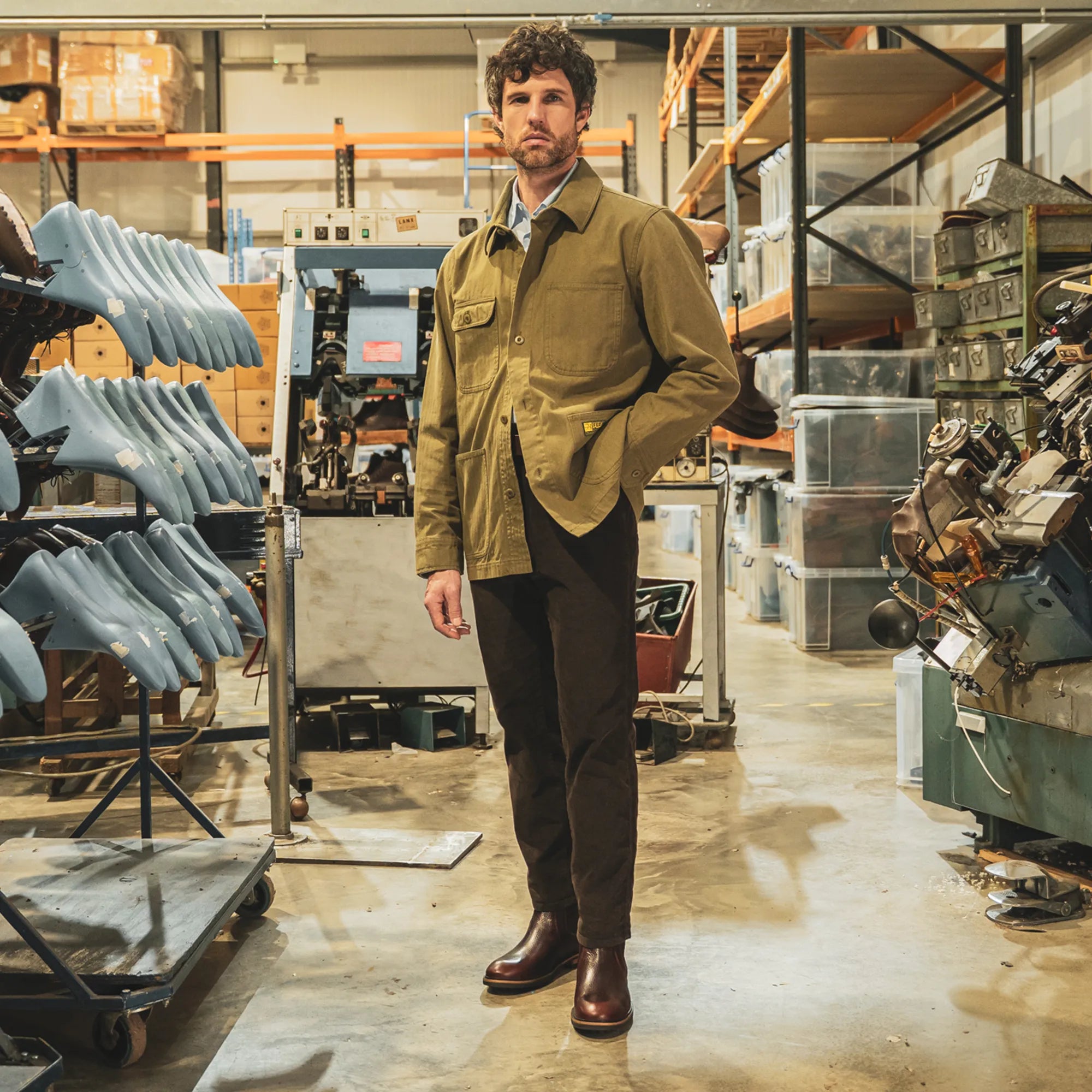 Men's - Garstang - Cognac Grained - Leather - Chelsea Boots – LANX