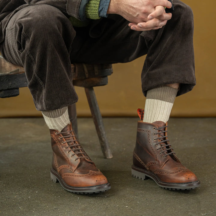 GRINDLETON // CARAMEL-Men's Boots