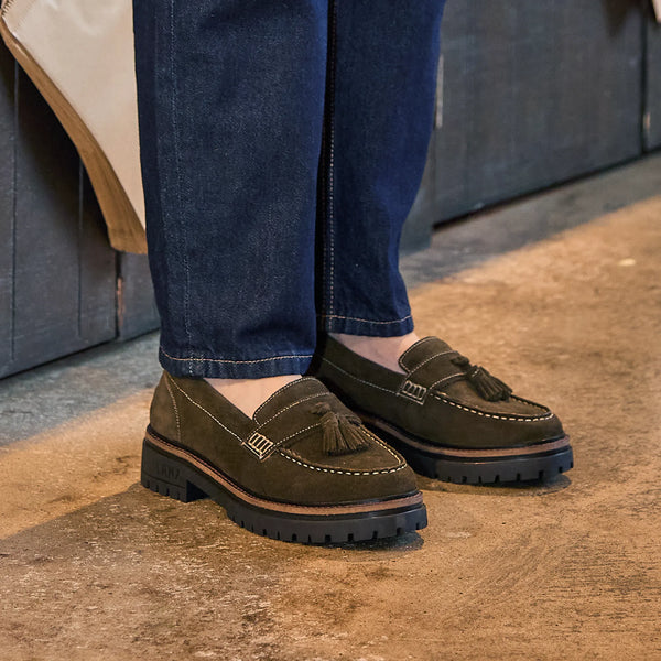 HARWOOD / KHAKI-Women’s Shoes | LANX Proper Men's Shoes