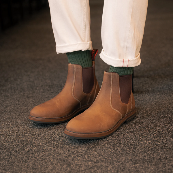 HOGHTON // ACACIA DISTRESSED-Men's Chelsea | LANX Proper Men's Shoes