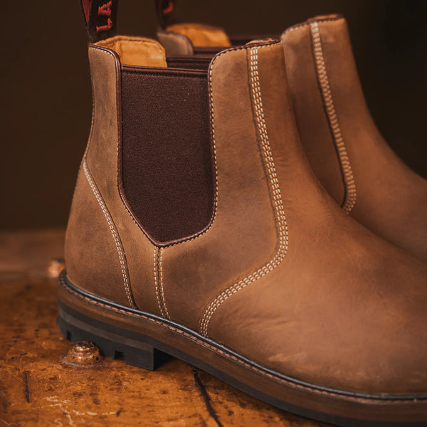 HOGHTON // ACACIA DISTRESSED-Men's Chelsea | LANX Proper Men's Shoes