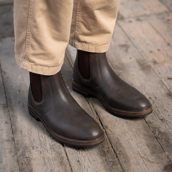 HOGHTON // BROWN DISTRESSED-Men's Chelsea | LANX Proper Men's Shoes