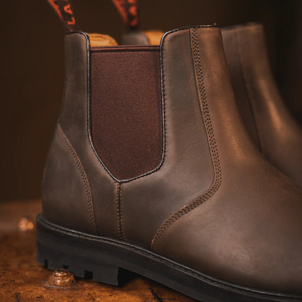 HOGHTON // BROWN DISTRESSED-Men's Chelsea | LANX Proper Men's Shoes