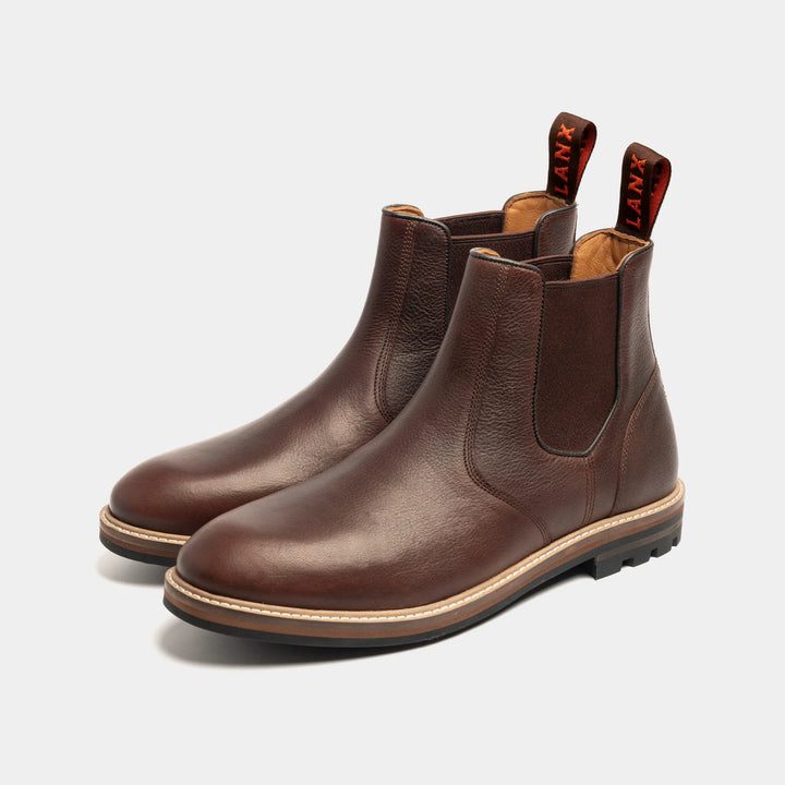 HOGHTON // RUSSET GRAINED-Men's Chelsea | LANX Proper Men's Shoes