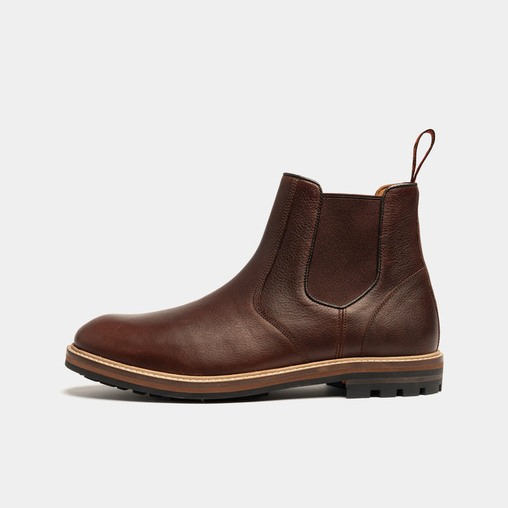 HOGHTON // RUSSET GRAINED-Men's Chelsea | LANX Proper Men's Shoes
